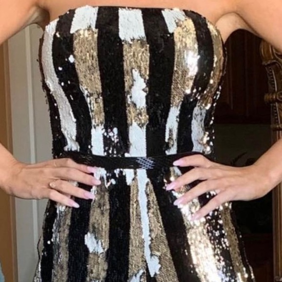 Jovani reversible sequin jumpsuit - Picture 3 of 3